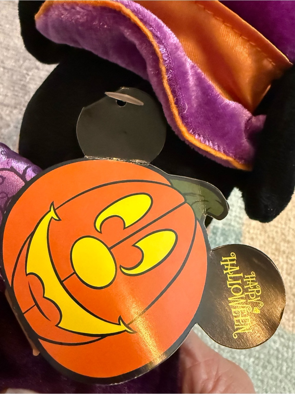 Vintage Walt Disney World 2008 Happy Halloween Mickey Mouse Plush - Picture 8 of 11